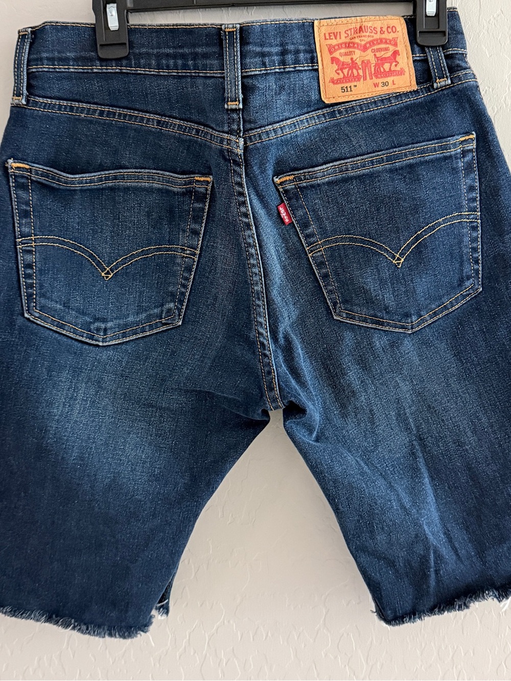 Levi's 511 Men's Dark Blue Denim Shorts